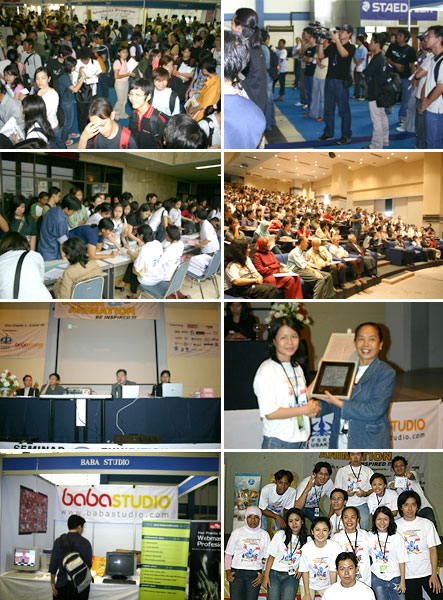 Seminar & Exhibition of Design & Animation di Trisakti 6,7,8 Juni 2005