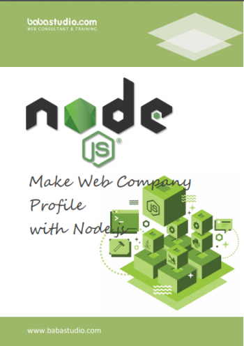 E-Book : Make Company Profile With Node Js (Basic To Advance) image